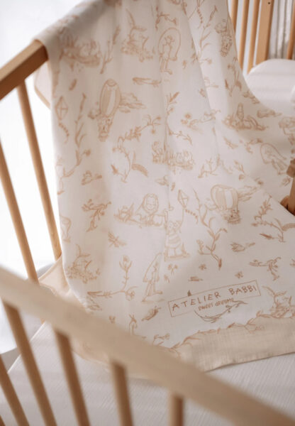 Toile de Jouy muslin bezh - Figura 2