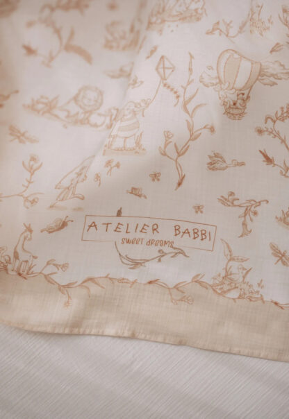 Toile de Jouy muslin bezh - Figura 3