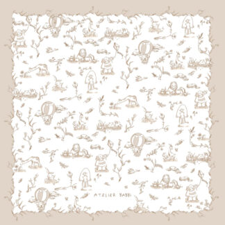 Toile de Jouy muslin bezh